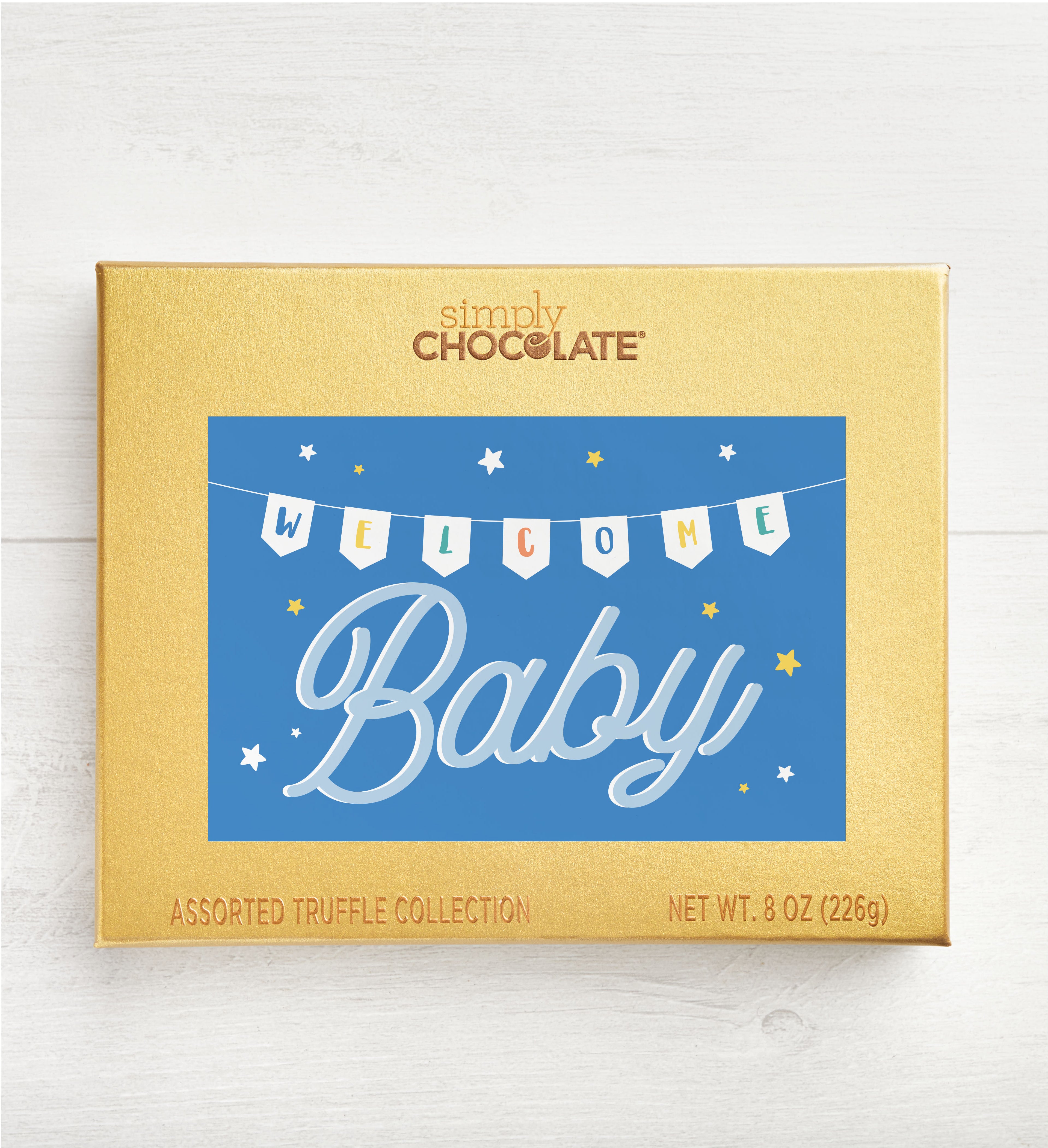 Welcome Baby Boy 17pc Chocolate Box